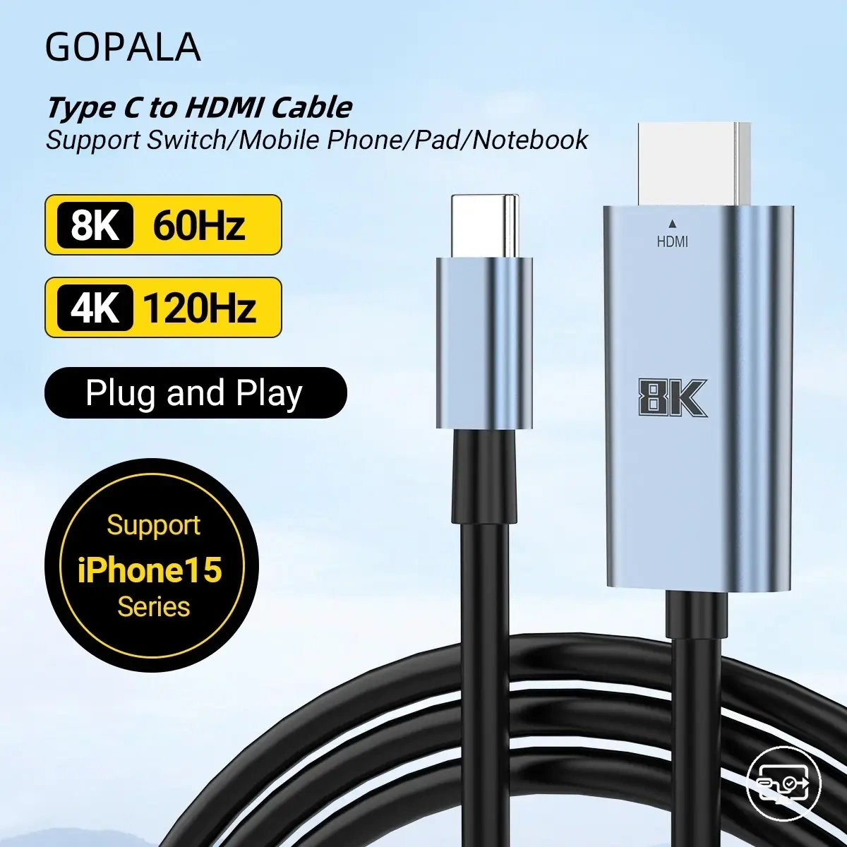 USB-C-zu-HDMI-Adapter 4K