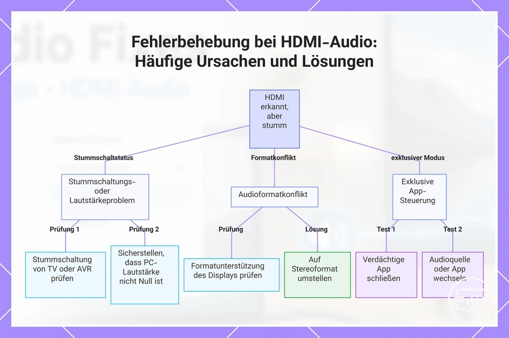 Fehlerbehebung bei HDMI-Audio: Häufige Ursachen und Lösungen