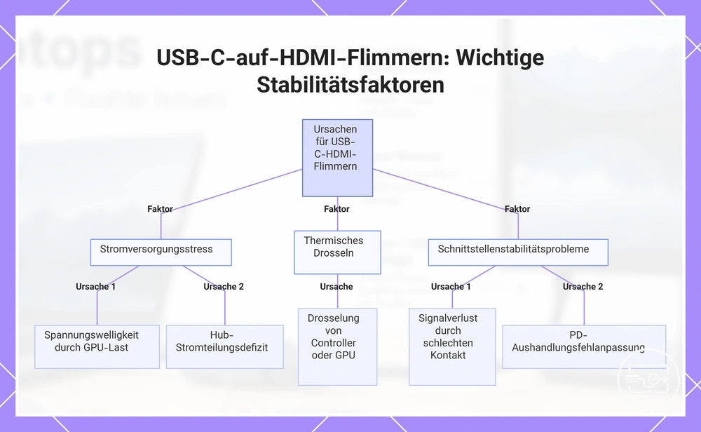 USB-C-auf-HDMI-Flimmern: Wichtige Stabilitätsfaktoren