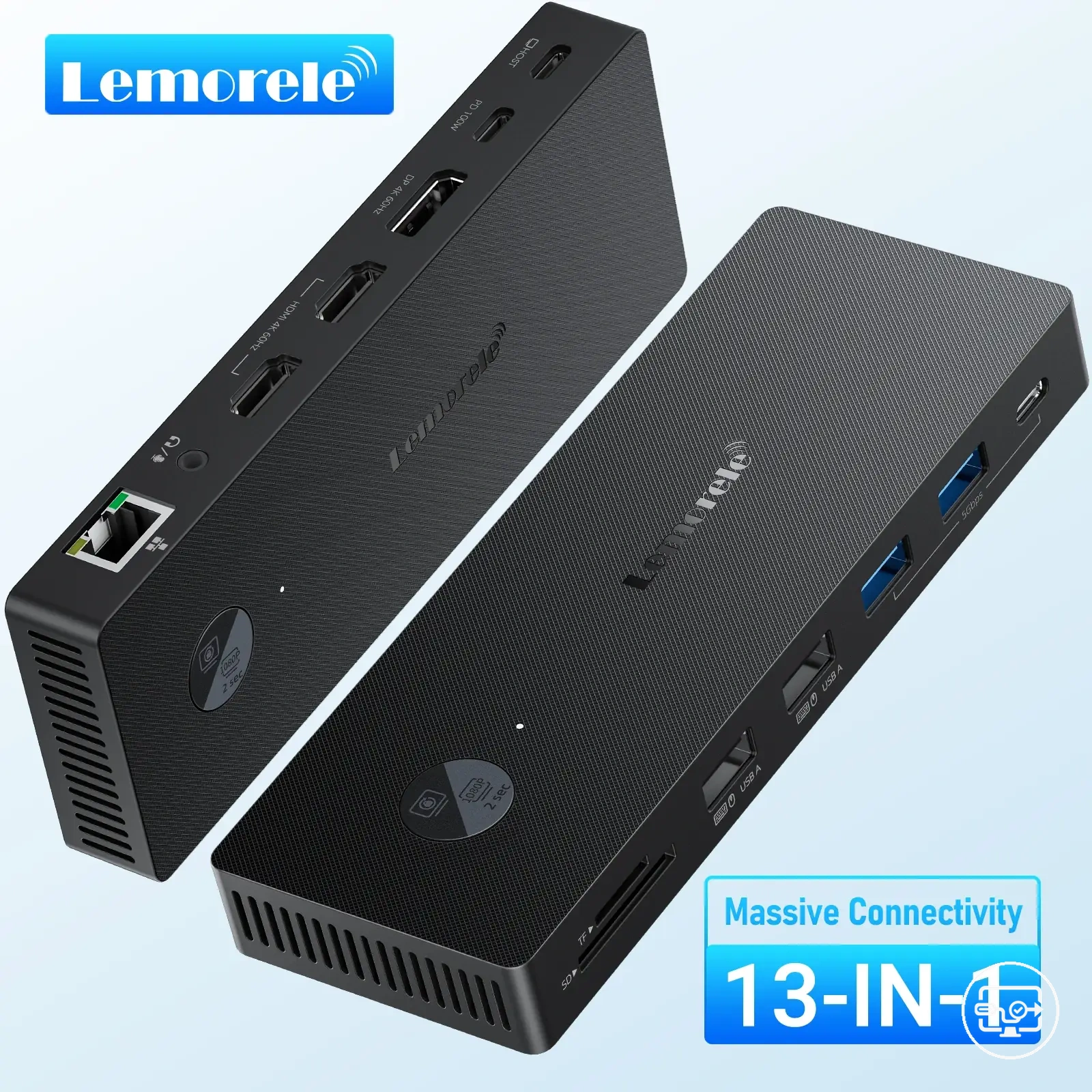 USB-C hub with HDMI 15-in-1, 4K 60Hz