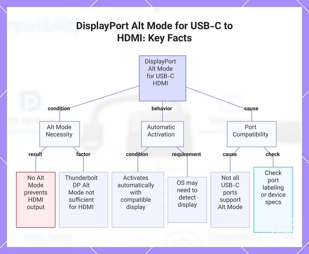 DisplayPort Alt Mode for USB-C to HDMI: Key Facts