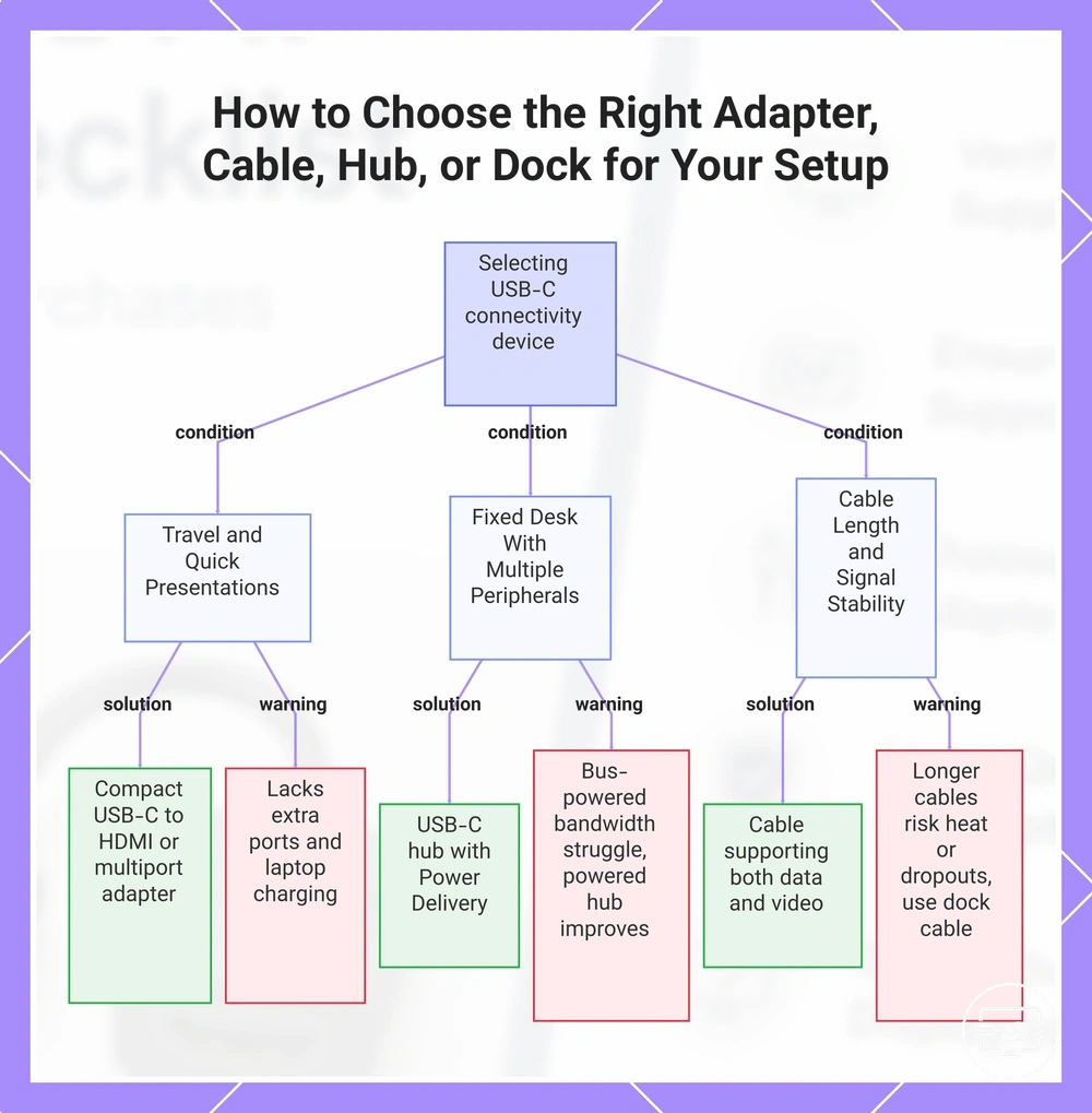 How to Choose the Right Adapter, Cable, Hub, or Dock for Your Setup