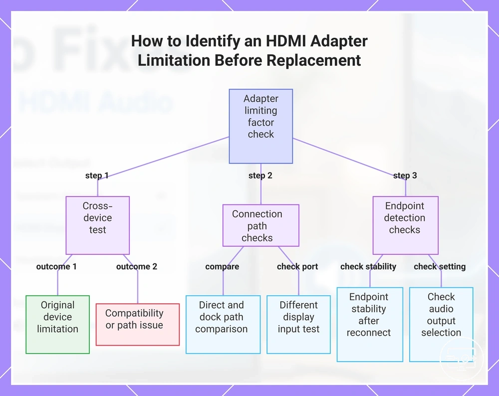 How to Identify an HDMI Adapter Limitation Before Replacement