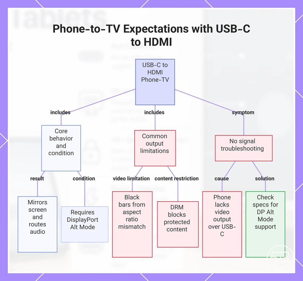Phone-to-TV Expectations with USB-C to HDMI