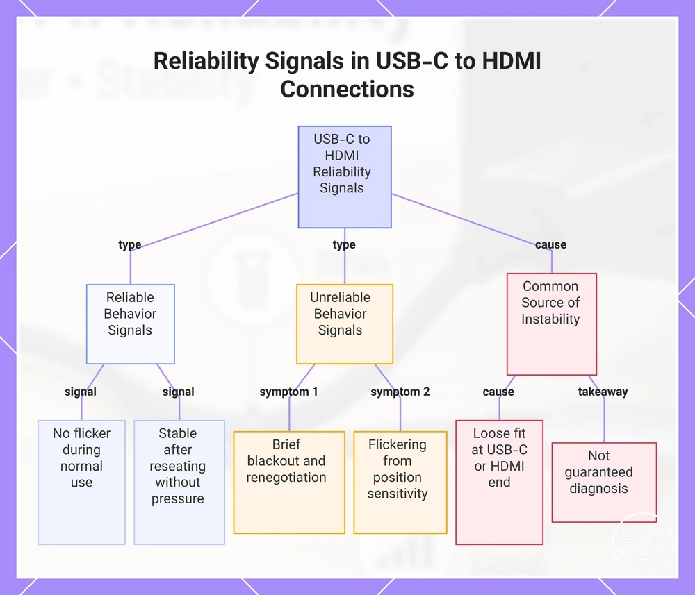 Reliability Signals in USB-C to HDMI Connections