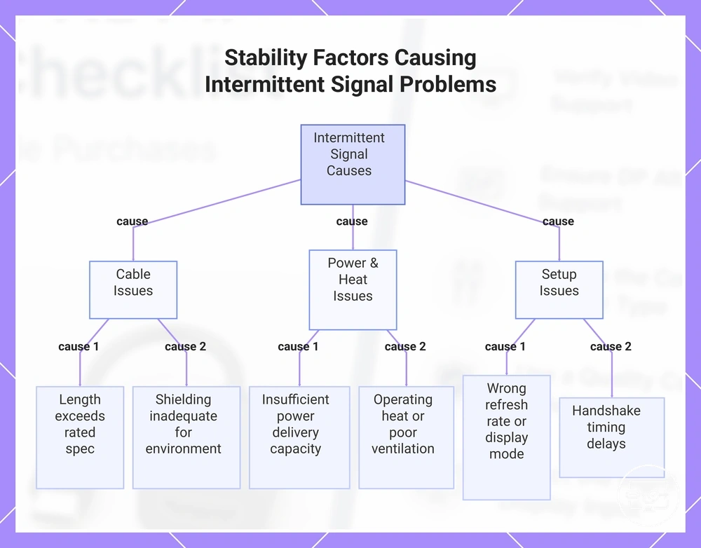 Stability Factors Causing Intermittent Signal Problems