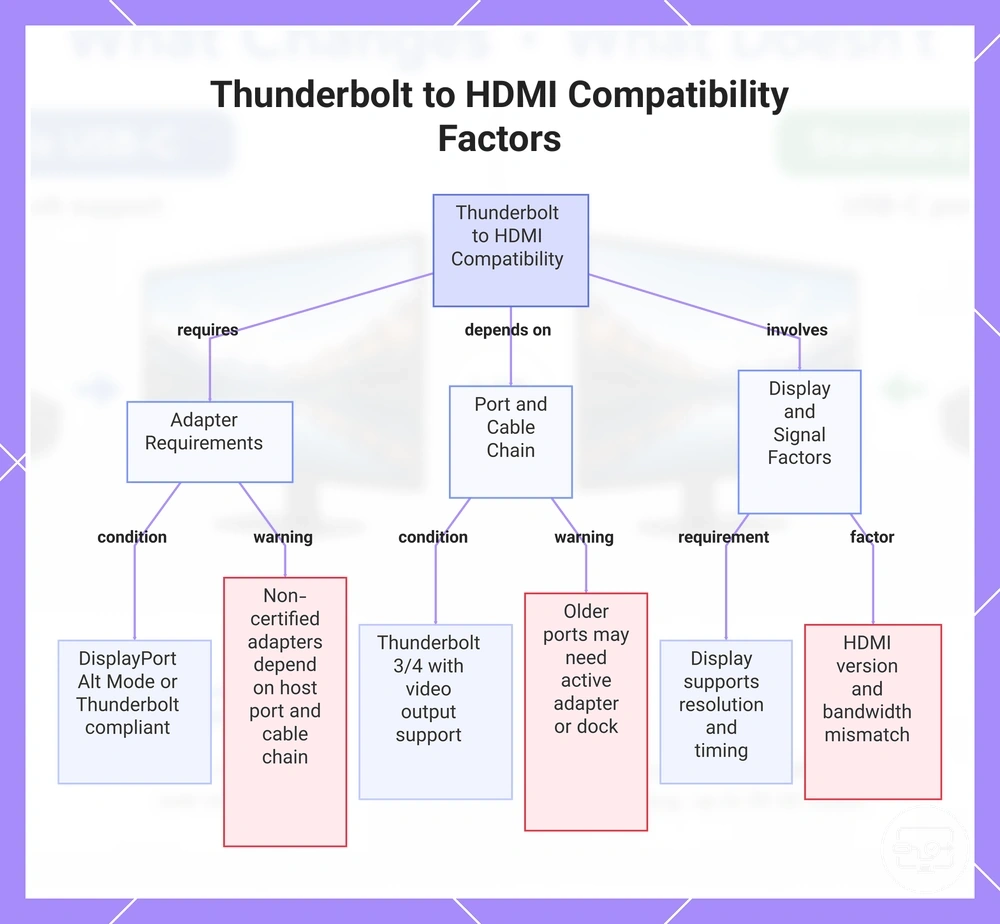 Thunderbolt to HDMI Compatibility Factors