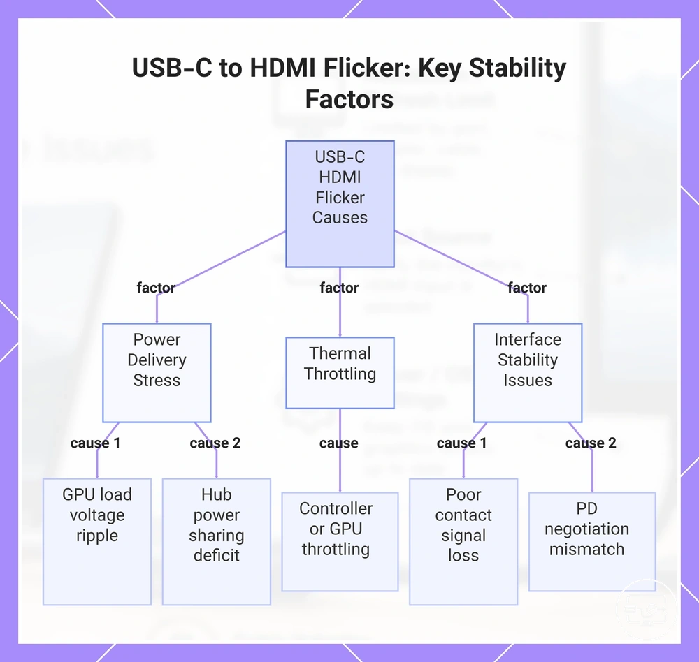 USB-C to HDMI Flicker: Key Stability Factors