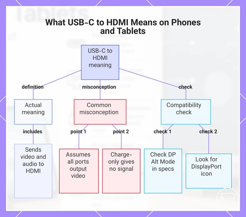 What USB-C to HDMI Means on Phones and Tablets