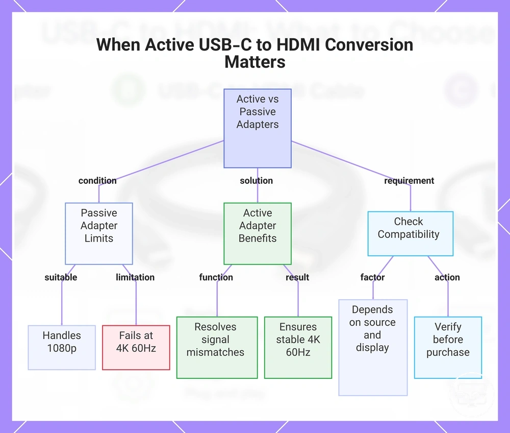 When Active USB-C to HDMI Conversion Matters