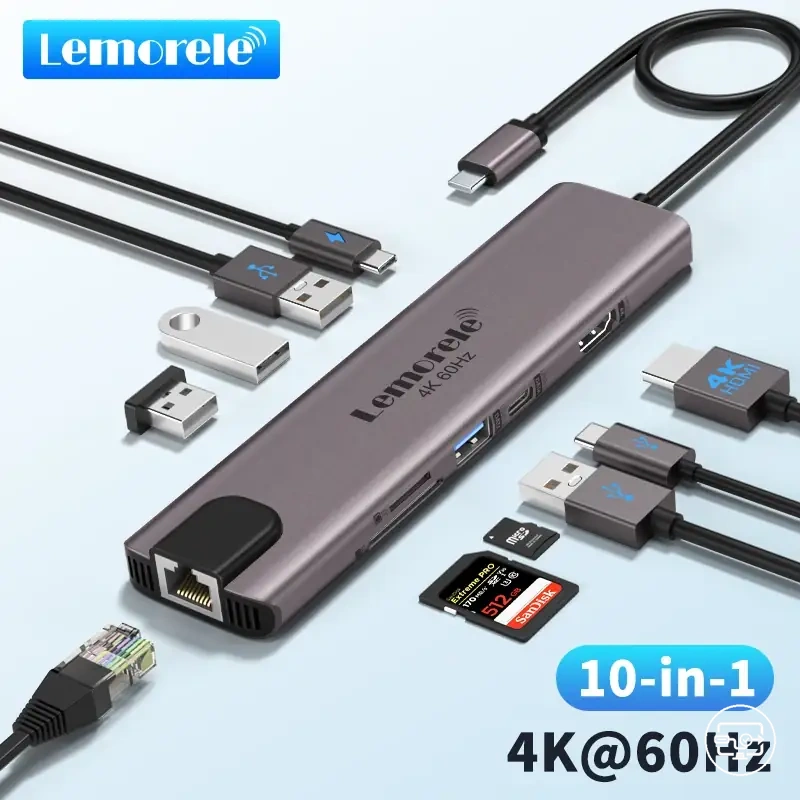 Estación de acoplamiento USB-C con HDMI 4K