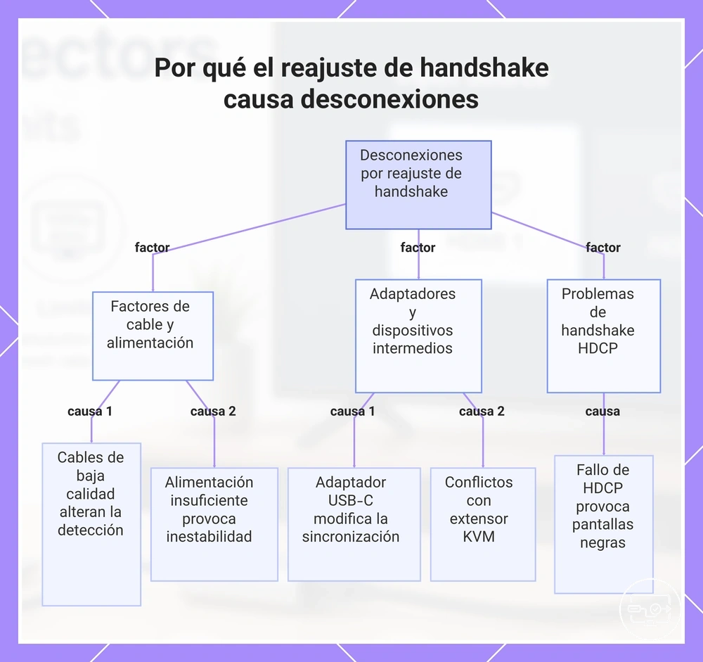 Por qué el reajuste de handshake causa desconexiones