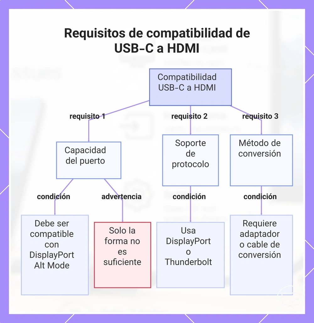 Requisitos de compatibilidad de USB-C a HDMI