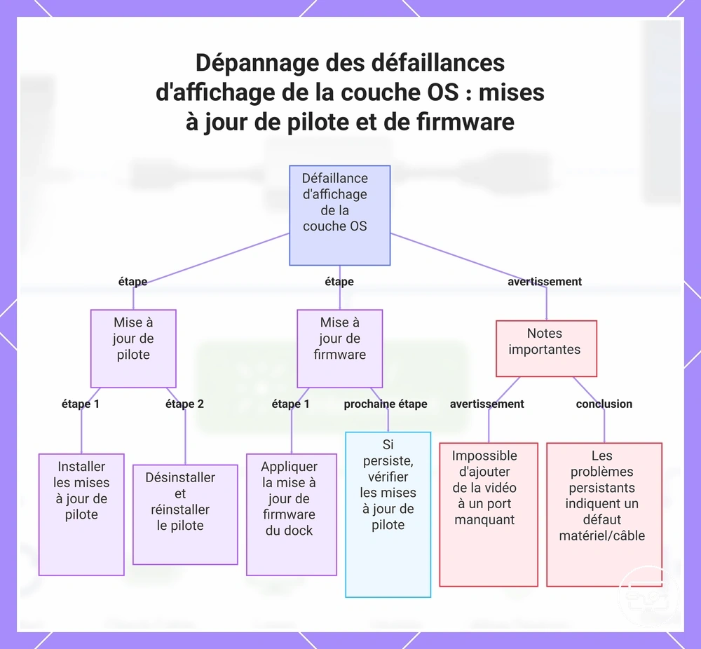 Dépannage des défaillances d'affichage de la couche OS : mises à jour de pilote et de firmware