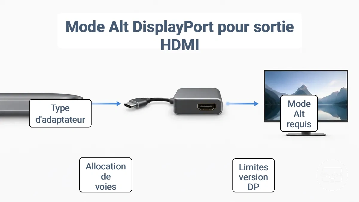 Exigences alt mode displayport hdmi