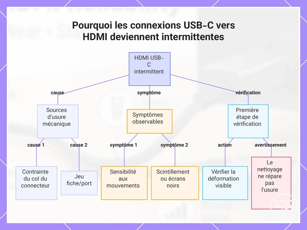 Pourquoi les connexions USB-C vers HDMI deviennent intermittentes