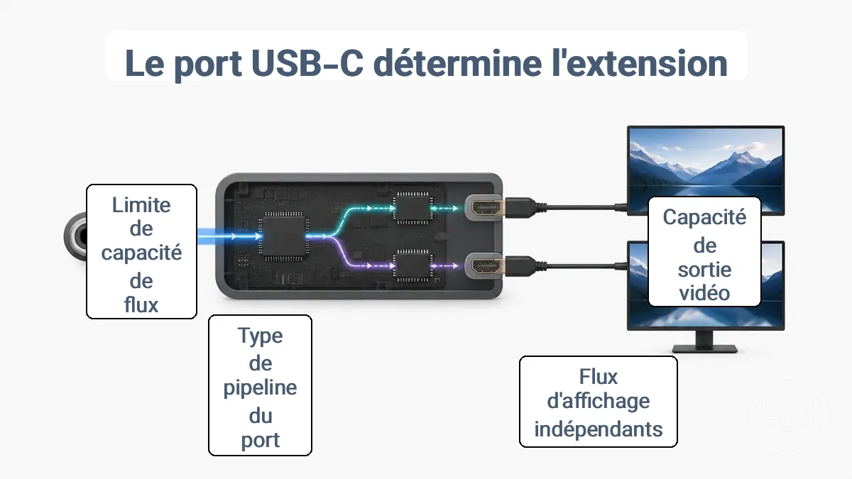 Pourquoi votre port usb c determine si deux moniteurs hdmi peuvent etre etendus h2
