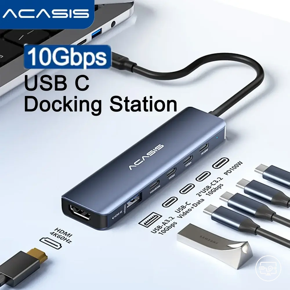HDMI’lı USB-C hub 4K 60 Hz, 100 W PD