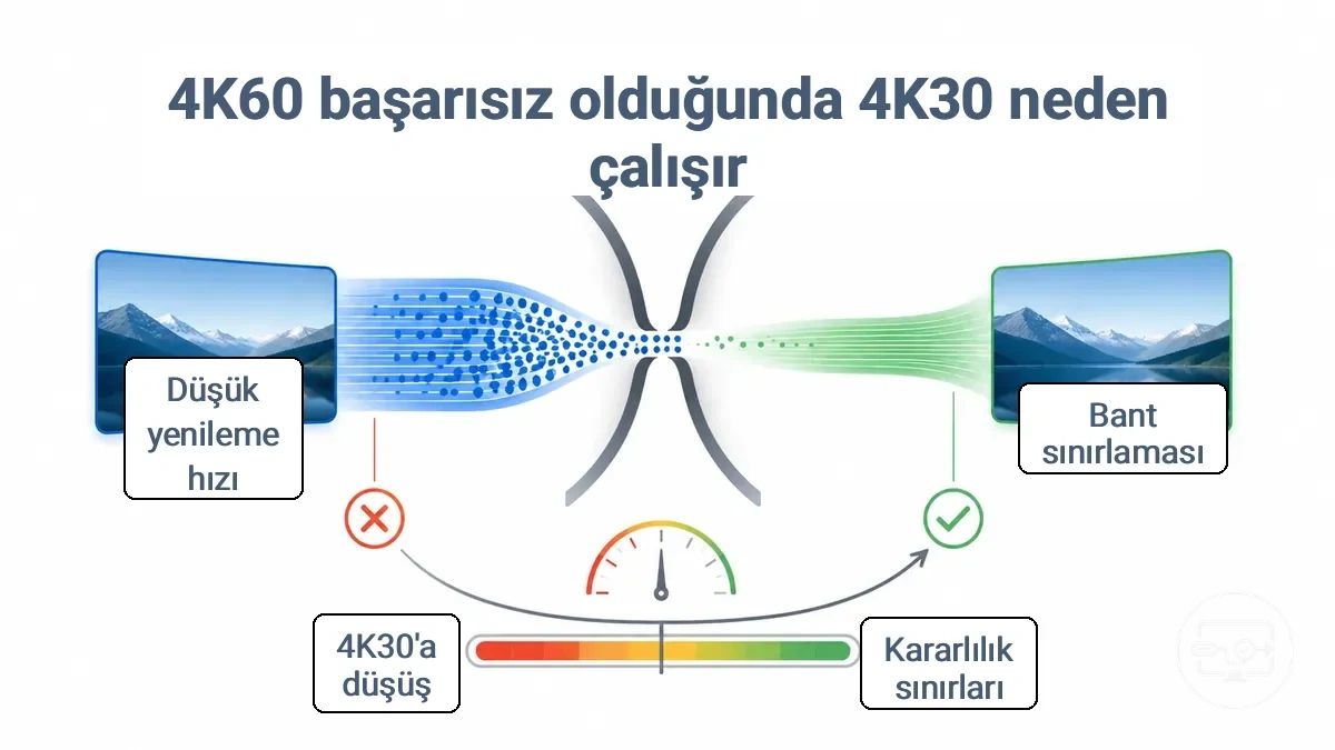 4k30 calisirken 4k60 basarisizligi