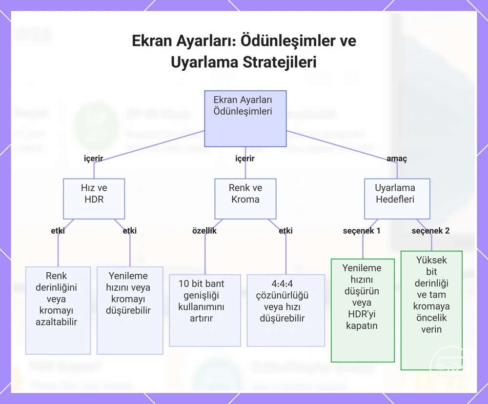 Ekran Ayarları: Ödünleşimler ve Uyarlama Stratejileri