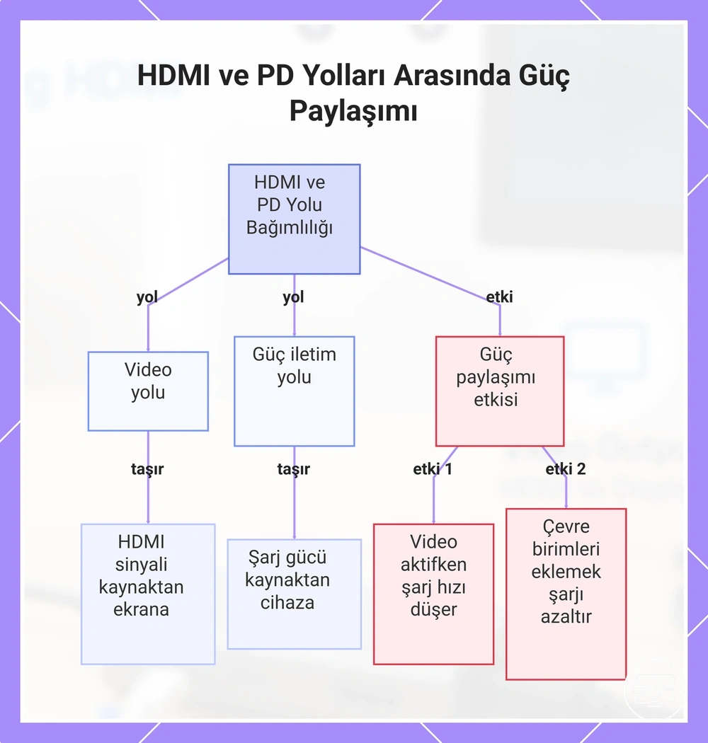 HDMI ve PD Yolları Arasında Güç Paylaşımı