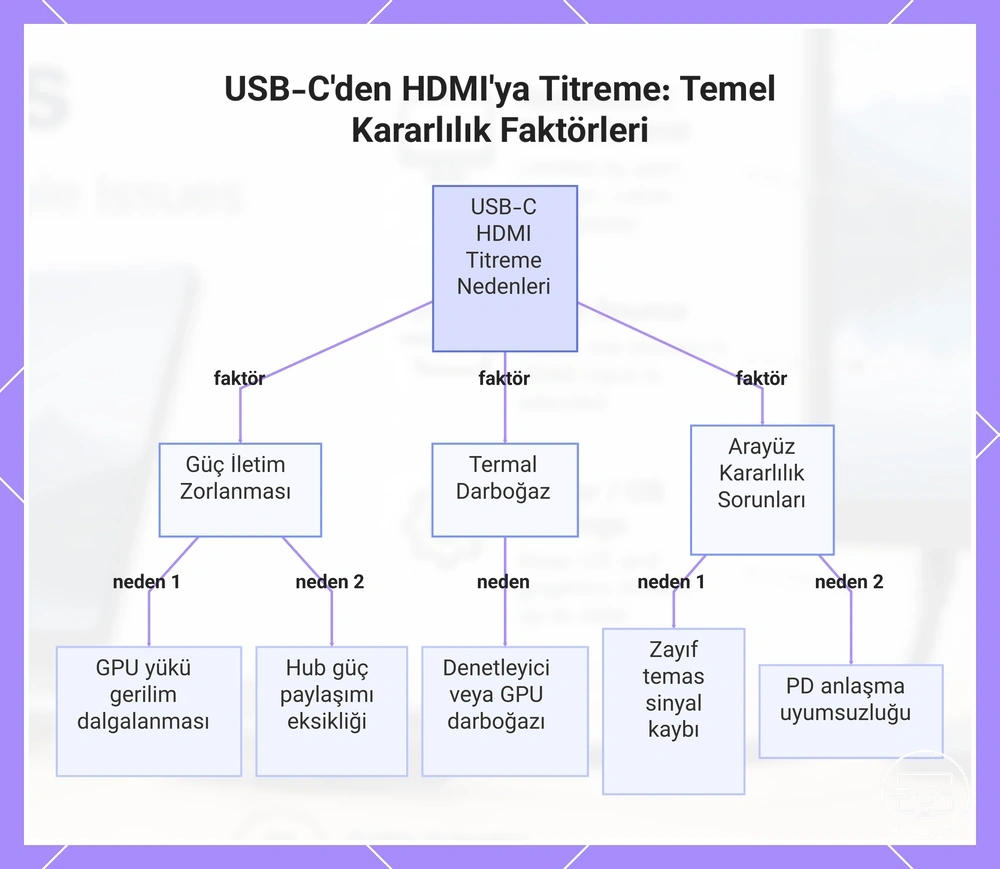 USB-C'den HDMI'ya Titreme: Temel Kararlılık Faktörleri