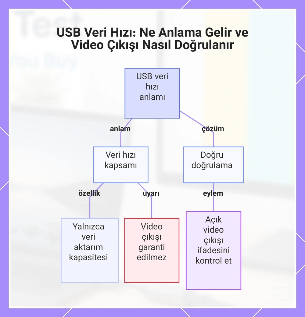USB Veri Hızı: Ne Anlama Gelir ve Video Çıkışı Nasıl Doğrulanır