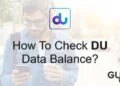 How To Check DU Data Balance?