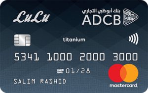 ADCB lulu titanium credit card